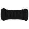 Durable 3mm Black Work Rope - 100m Polyester | HiPo Market