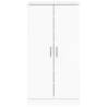 High Gloss White Shoe Cabinet - 55x35x108 cm | Hipomarket