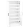 High Gloss White Shoe Cabinet - 55x35x108 cm | Hipomarket