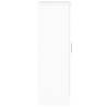 High Gloss White Shoe Cabinet - 55x35x108 cm | Hipomarket