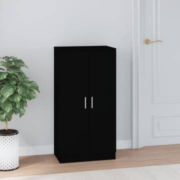 Shoe Cabinet Black 55x35x108 cm | Stylish Storage Solution