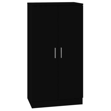 Shoe Cabinet Black 55x35x108 cm | Stylish Storage Solution