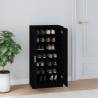 Shoe Cabinet Black 55x35x108 cm | Stylish Storage Solution