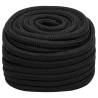 Boat Rope Full Black 20mm 25m Polypropylene - Durable & Versatile