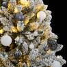 Artificial Hinged Christmas Tree 270cm with 300 LEDs & Ball Set