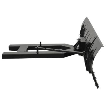 Snow Plough for Forklift - 200x48 cm Black | HiPoMarket