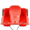 Sledge with Brakes - Red 87x40 cm | Durable Snow Fun