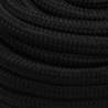 Work Rope Black 20mm 50m Polyester - Durable & Versatile