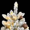 Artificial Hinged Christmas Tree with 300 LEDs & Ball Set