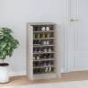 Concrete Grey Shoe Cabinet - Space Saver & Stylish Design