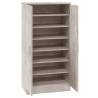 Concrete Grey Shoe Cabinet - Space Saver & Stylish Design