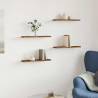 4 pcs Old Wood Wall Shelves | Durable Engineered Wood