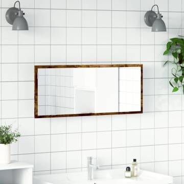 LED Bathroom Mirror Smoked Oak | Stylish and Functional Design