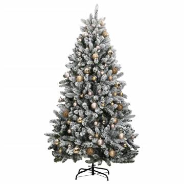 Artificial Hinged Christmas Tree 300 cm with LEDs & Ball Set