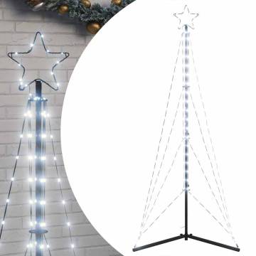 Christmas Tree Light 363 LEDs Cold White - 182 cm - Hipomarket