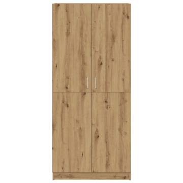 Wardrobe Artisan Oak 90x52x200 cm - Quality Engineered Wood