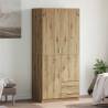  Wardrobe Artisian Oak 80x52x180 cm Engineered Wood Colour artisan oak Quantity in Package 1 Amount 