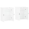 Wall Mounted Cabinets - High Gloss White 2 Pcs (69.5x34x90 cm)