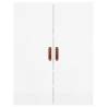 Wall Mounted Cabinets - High Gloss White 2 Pcs (69.5x34x90 cm)