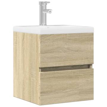 Sink Cabinet Sonoma Oak | Stylish Bathroom Storage Solution