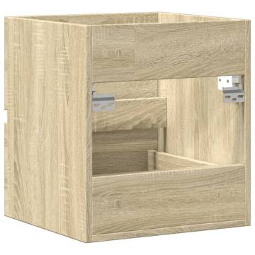 Sink Cabinet Sonoma Oak | Stylish Bathroom Storage Solution