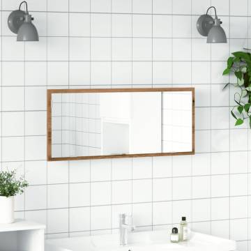 LED Bathroom Mirror Artisan Oak 100x8.5 cm | Hipomarket