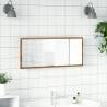 LED Bathroom Mirror Artisan Oak 100x8.5 cm | Hipomarket