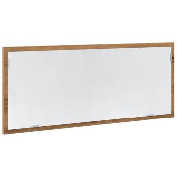 LED Bathroom Mirror Artisan Oak 100x8.5 cm | Hipomarket