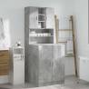 Washing Machine Cabinets - 2 pcs Concrete Grey | HipoMarket