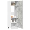  Refrigerator Cabinet Concrete Grey 60x57x207 cm Engineered Wood Colour concrete grey Quantity in Package 1 Model 1x refrigerator cabinet 60 cm Number of 