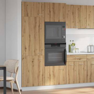 Refrigerator Cabinet Artisian Oak - Stylish & Durable Storage