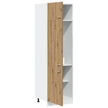 Refrigerator Cabinet Artisian Oak - Stylish & Durable Storage