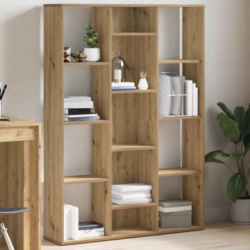 Room Divider Book Cabinet Artisan Oak - Stylish & Functional