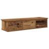 Stylish Old Wood Wall Cabinet | 88x26x18.5 cm - Durable Design