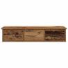 Stylish Old Wood Wall Cabinet | 88x26x18.5 cm - Durable Design