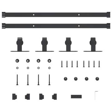 Sliding Cabinet Door Kit 122cm - Durable Carbon Steel | HipoMarket