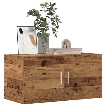 Wall Cabinet Old Wood 80x39x40 cm - Stylish Storage Solution