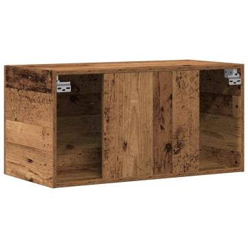 Wall Cabinet Old Wood 80x39x40 cm - Stylish Storage Solution