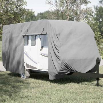 Caravan Cover Grey 550x250x220 cm - All-Weather Protection