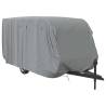 Caravan Cover Grey 550x250x220 cm - All-Weather Protection