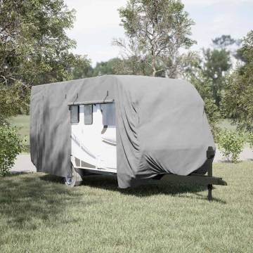 Caravan Cover Grey 550x250x220 cm - All-Weather Protection