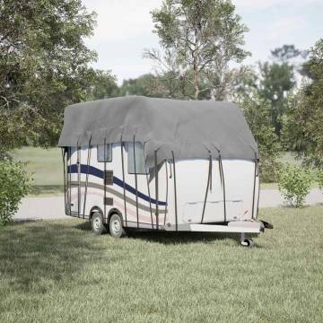 Caravan Roof Cover Grey 500x300 cm - Durable Protection