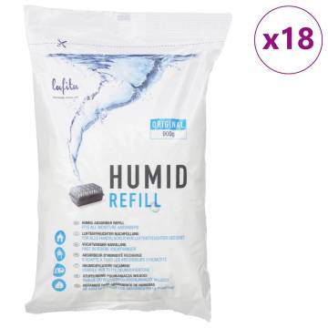 Moisture Absorber Refills - 18 Pcs 900g for Humidity Control