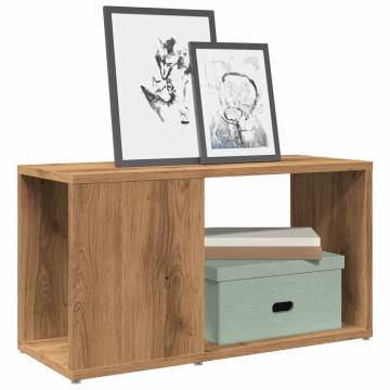 Artisian Oak TV Cabinet - 60x24x32cm Engineered Wood