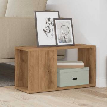 Artisian Oak TV Cabinet - 60x24x32cm Engineered Wood