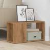 Artisian Oak TV Cabinet - 60x24x32cm Engineered Wood