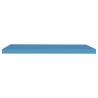 Floating Wall Shelves (2 pcs) - Blue MDF | Hipomarket