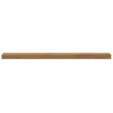 Artisan Oak Wall Shelves - Set of 4 | HipoMarket