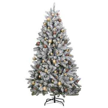 Artificial Hinged Christmas Tree with 300 LEDs & Ball Set | 300 cm