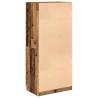 Wardrobe Old Wood 80x52x180 cm - Durable Engineered Wood